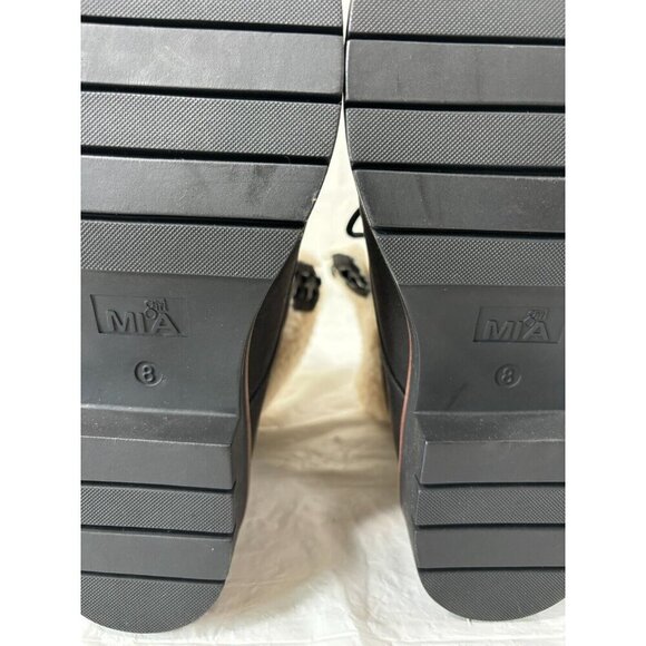 Mia Sadie Faux Leather Boots Size 8 M - Picture 7 of 13